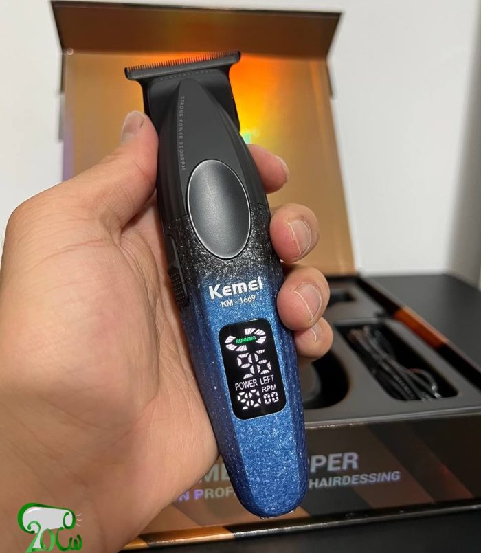 ماشین اصلاح کیمی مدل KM-1669 با تیغه سرامیک و برش مستقیم - تصویر 2