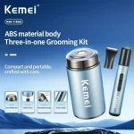 ماشین اصلاح موی صورت کیمی مدل KM-T390 ضد آب با برش چرخشی - تصویر 4