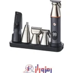 ست ماشین اصلاح کیمی مدل KM-5857 با برش مستقیم و ضد آب - تصویر 3