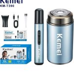 ماشین اصلاح موی صورت کیمی مدل KM-T390 ضد آب با برش چرخشی