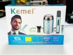 ماشین اصلاح موی صورت کیمی مدل KM-T390 ضد آب با برش چرخشی - تصویر 5
