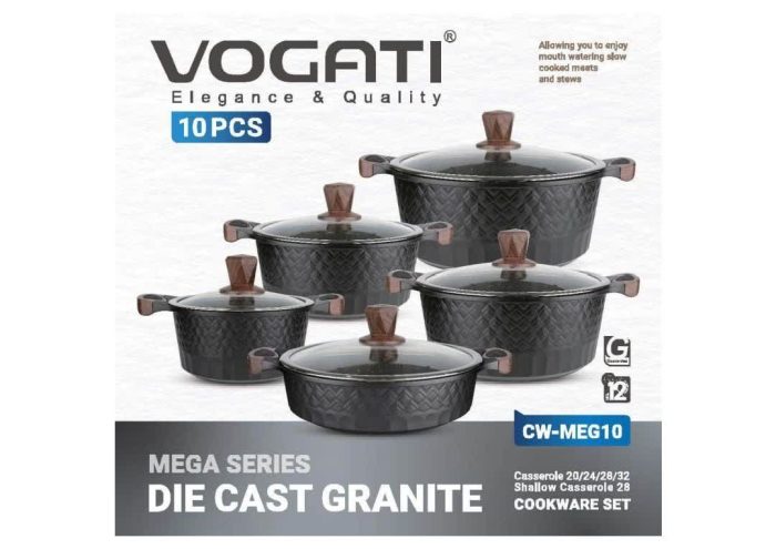 سرویس قابلمه ووگاتی  10 تکه CW-MEG10 - تصویر 1