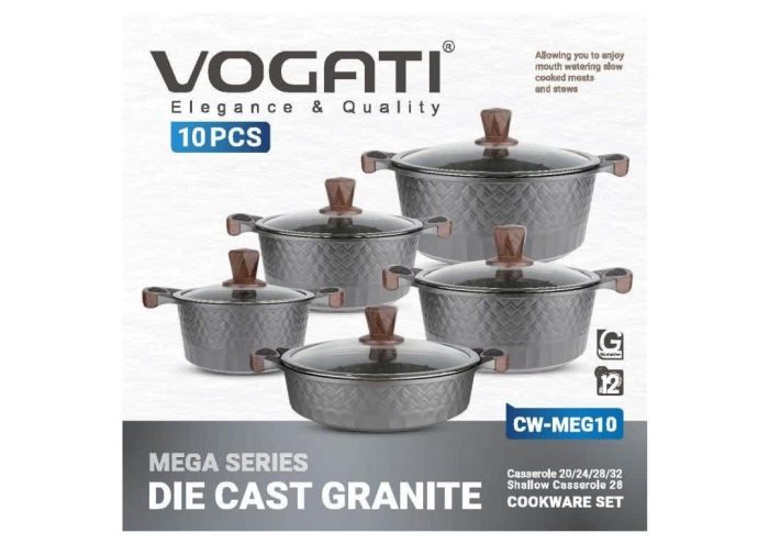 سرویس قابلمه ووگاتی  10 تکه CW-MEG10 - تصویر 2